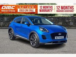 Blue Used 2024 Ford Puma Titanium Hatchback | £19,550