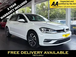 White Used 2019 VW Golf VII Match Hatchback | £13,395 (Fair price)