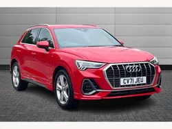 Tango red Used 2021 Audi Q3 S-Line SUV | £27,450 (Good price)