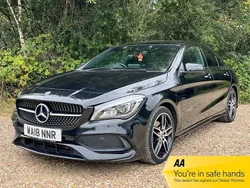 Black Used 2018 Mercedes CLA180 AMG line Sedan | £10,589 (Fair price)