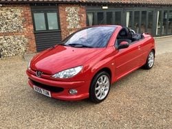 Red Used 2006 Peugeot 206 CC Allure Cabriolet | £1,995