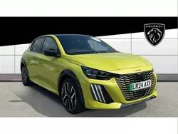 Yellow Used 2024 Peugeot e-208 GTi Hatchback | £19,875 (Fair price)