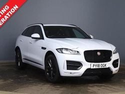 White Used 2018 Jaguar F-Pace R-Sport SUV | £16,000 (Good price)
