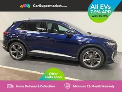 Blue Used 2024 Audi Q4 e-tron S-Line SUV | £31,697