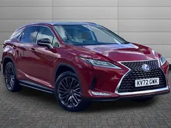 Mesa red Used 2022 Lexus RX450h SUV | £35,261 (A bit pricey)