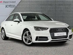 White Used 2018 Audi A4 S-Line Sedan | £16,000 (A bit pricey)