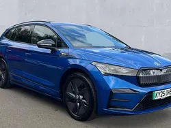 Blue Used 2025 Skoda Enyaq iV vRS SUV | £37,790 (Fair price)