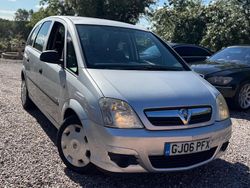 Silver Used 2006 Vauxhall Meriva MPV | £1,750 (Fair price)
