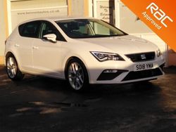 White Used 2018 Seat Leon FR Hatchback | £10,999 (Fair price)