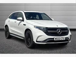 White Used 2022 Mercedes EQC400 AMG Line Premium Plus SUV | £30,895 (Fair price)