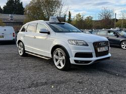 White Used 2013 Audi Q7 S-line plus SUV | £10,870 (Good price)