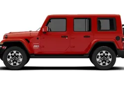 Red Used 2022 Jeep Wrangler Overland SUV | £43,995 (Fair price)