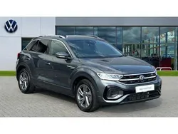 Indium grey metallic Used 2025 VW T-Roc R-line SUV | £28,851 (Fair price)