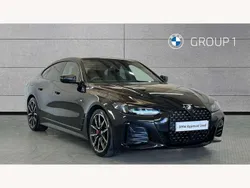 Black sapphire metallic paint Used 2025 BMW 420 M Sport Coupe | £41,450 (Fair price)