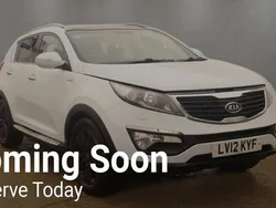 White Used 2012 Kia Sportage 3 SUV | £4,350 (Good price)