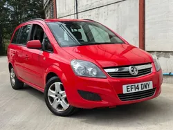 Red Used 2014 Vauxhall Zafira MPV | £3,195 (Fair price)