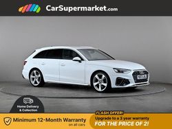 White Used 2023 Audi A4 S-Line Estate | £23,697 (Good price)
