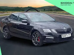 Black magic pearlescent Used 2017 Skoda Octavia vRS Hatchback | £16,900 (Fair price)