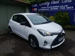 White Used 2015 Toyota Yaris Hatchback | £6,995 (Fair price)