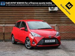 Red Used 2020 Toyota Yaris Hatchback | £12,995 (Good price)