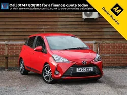 Red Used 2020 Toyota Yaris Hatchback | £12,995 (Fair price)