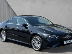 Black Used 2024 Mercedes CLA250e AMG Line Premium Sedan | £30,247 (Fair price)