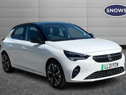 Arctic white Used 2021 Vauxhall Corsa-e Elite Hatchback | £11,470 (Good price)