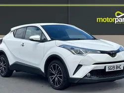 White Used 2019 Toyota C-HR SUV | £15,195 (Fair price)