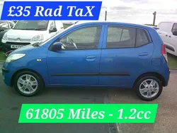 Blue Used 2008 Hyundai i10 Style Hatchback | £2,995 (Fair price)