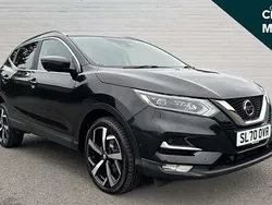 Black Used 2020 Nissan Qashqai Tekna SUV | £15,251 (Fair price)