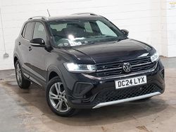 Black New 2024 VW T-Cross R-line SUV | £25,498 (Good price)