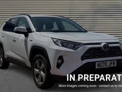 White Used 2020 Toyota RAV4 Hybrid Design SUV | £19,779 (Fair price)