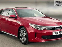 Red Used 2018 Kia Optima Hybrid Sedan | £14,190