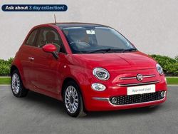 Red Used 2018 Fiat 500 Lounge Hatchback | £6,999 (Fair price)