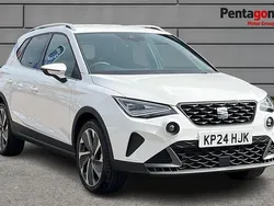 White Used 2024 Seat Arona FR Sport SUV | £18,994 (Fair price)