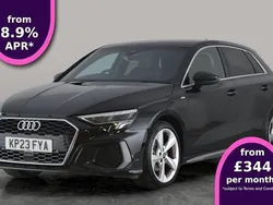 Black Used 2023 Audi A3 Sportback S-Line Hatchback | £24,516 (Fair price)