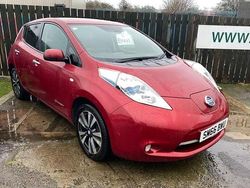 Red Used 2016 Nissan Leaf Tekna Hatchback | £4,495 (A bit pricey)