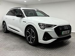 White Used 2021 Audi e-tron Black Edition SUV | £27,495 (Fair price)