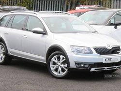 Silver Used 2017 Skoda Octavia Scout 4x4 Estate | £10,975 (Super price)