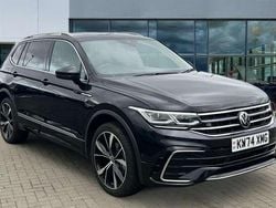 Black Used 2025 VW Tiguan Allspace R-line SUV | £33,791 (Fair price)