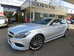Silver Used 2017 Mercedes CLS350 AMG line Coupe | £13,489 (Fair price)