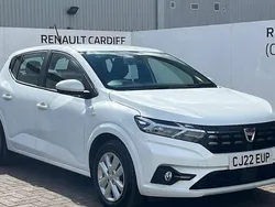 White Used 2022 Dacia Sandero Comfort Hatchback | £9,461 (Good price)