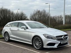 Silver Used 2016 Mercedes CLS350 Shooting Brake AMG line Estate | £17,990
