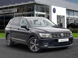 Black Used 2018 VW Tiguan Allspace SE SUV | £17,791 (Fair price)