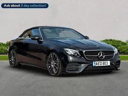 Black Used 2020 Mercedes E300 AMG line Cabriolet | £28,999 (Expensive)
