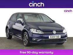 Blue Used 2019 VW Golf VII Match Hatchback | £12,699 (Fair price)