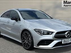 Silver Used 2023 Mercedes CLA35 AMG Premium Sedan | £35,391 (Fair price)