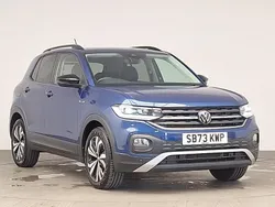 Blue Used 2024 VW T-Cross Black Edition SUV | £19,298 (Fair price)