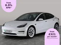 White Used 2021 Tesla Model 3 Long Range AWD Sedan | £20,433 (A bit pricey)