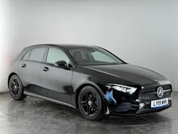 Black Used 2019 Mercedes A200 AMG line Hatchback | £17,450 (Fair price)